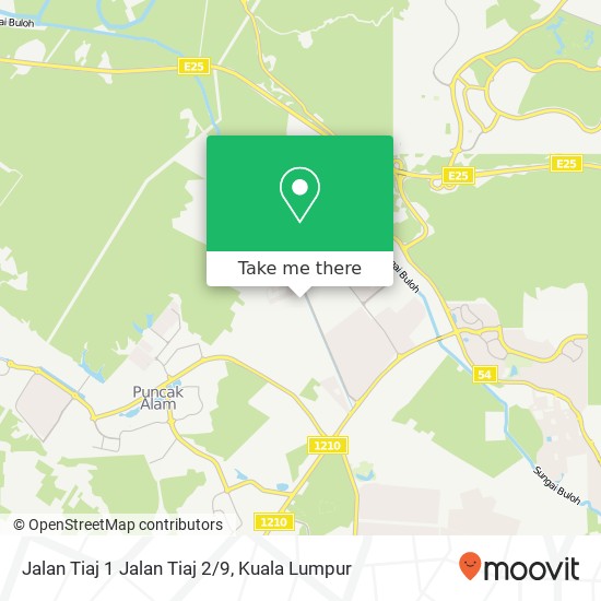 Jalan Tiaj 1 Jalan Tiaj 2 / 9, 42300 Puncak Alam map