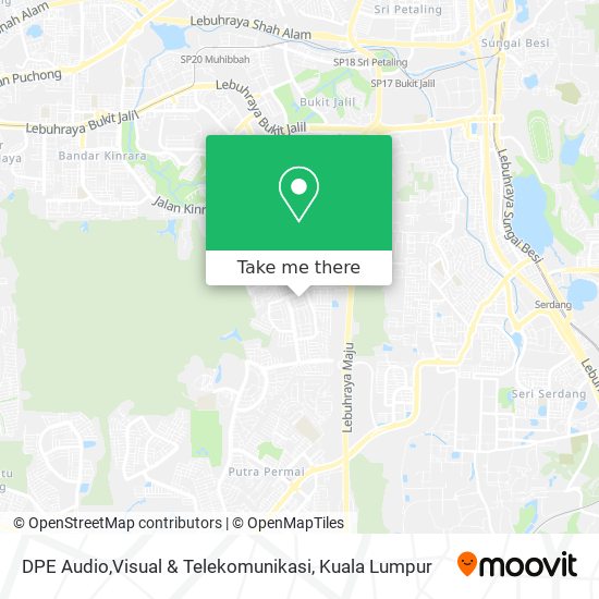 DPE Audio,Visual & Telekomunikasi map