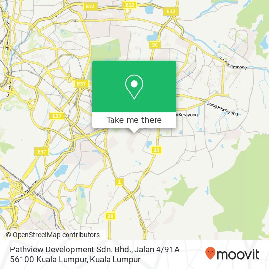 Pathview Development Sdn. Bhd., Jalan 4 / 91A 56100 Kuala Lumpur map