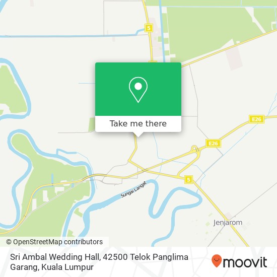 Sri Ambal Wedding Hall, 42500 Telok Panglima Garang map