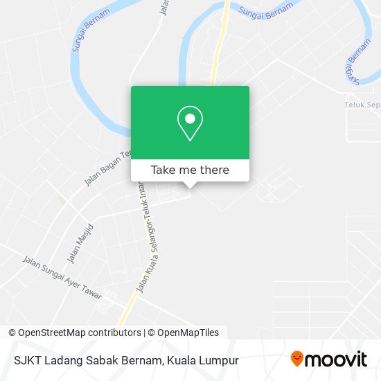 SJKT Ladang Sabak Bernam map