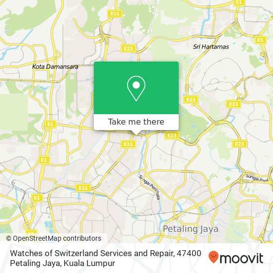 Peta Watches of Switzerland Services and Repair, 47400 Petaling Jaya