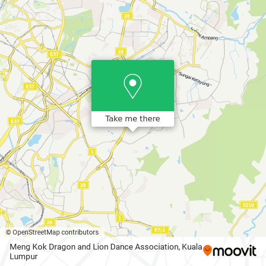 Meng Kok Dragon and Lion Dance Association map