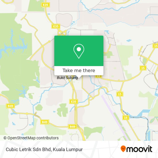 Cubic Letrik Sdn Bhd map