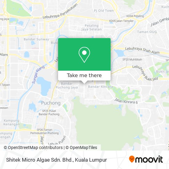Shitek Micro Algae Sdn. Bhd. map