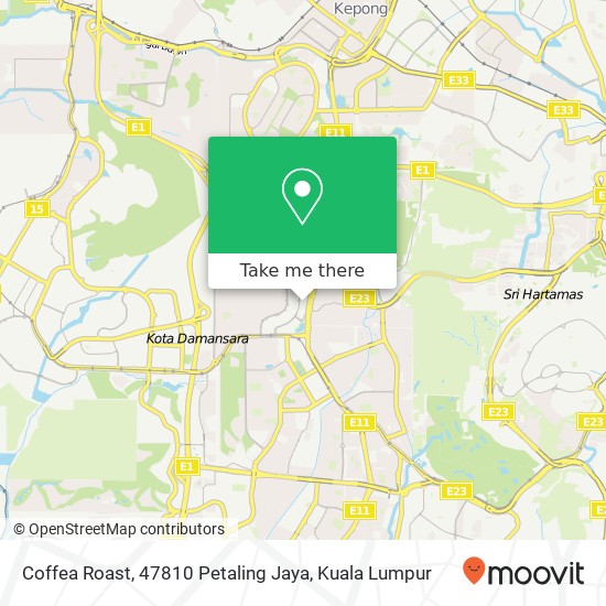 Coffea Roast, 47810 Petaling Jaya map