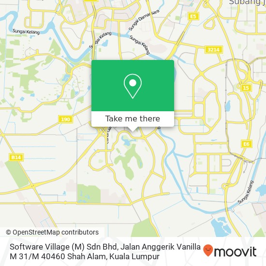 Software Village (M) Sdn Bhd, Jalan Anggerik Vanilla M 31 / M 40460 Shah Alam map