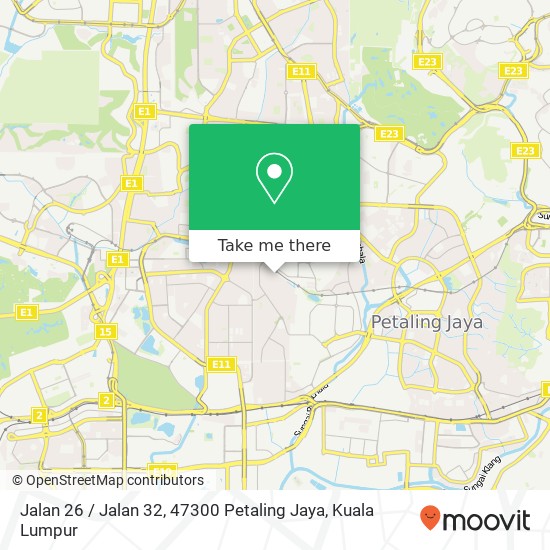 Jalan 26 / Jalan 32, 47300 Petaling Jaya map