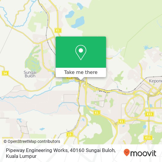Pipeway Engineering Works, 40160 Sungai Buloh map