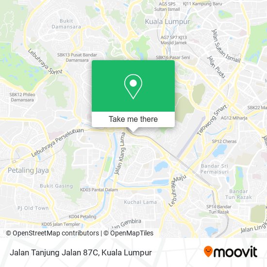 Jalan Tanjung Jalan 87C map