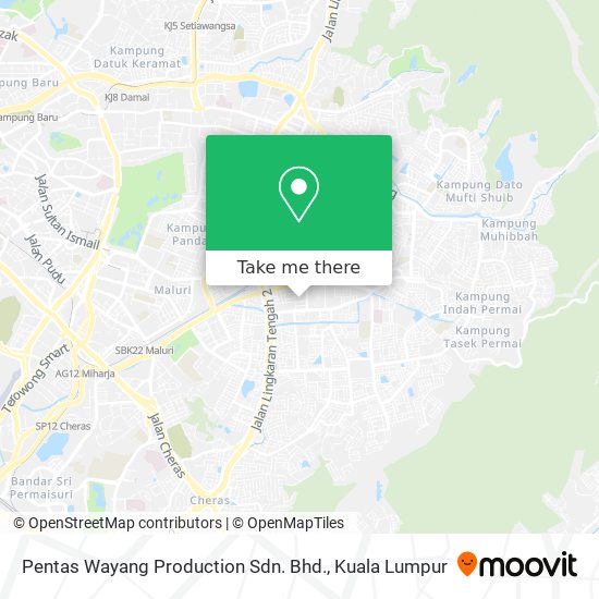 Pentas Wayang Production Sdn. Bhd. map