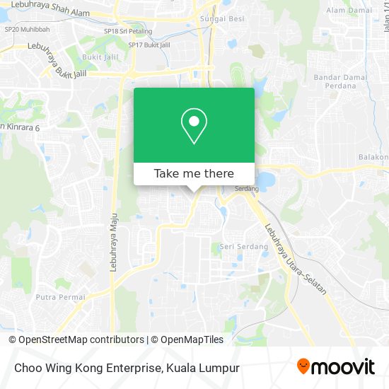 Choo Wing Kong Enterprise map