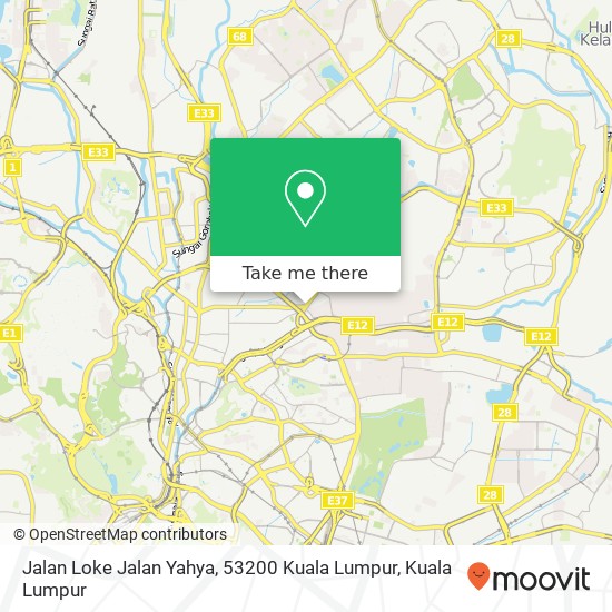 Jalan Loke Jalan Yahya, 53200 Kuala Lumpur map