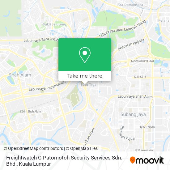 Freightwatch G Patomotoh Security Services Sdn. Bhd. map