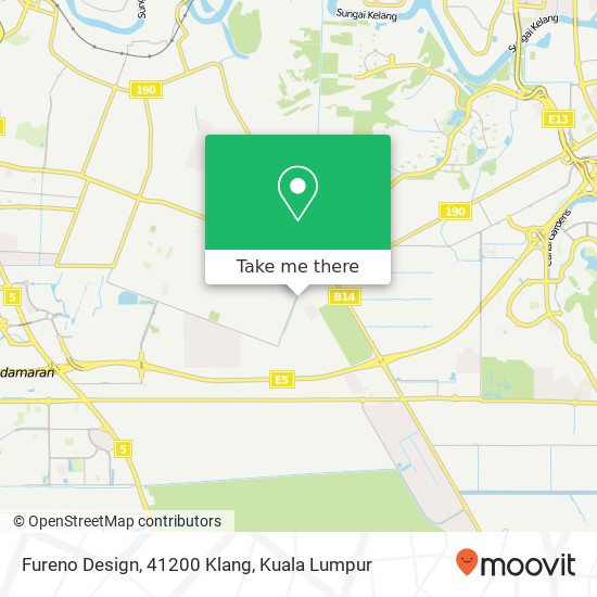 Peta Fureno Design, 41200 Klang