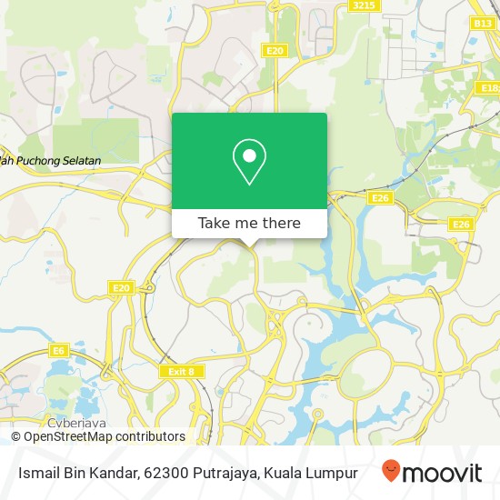 Ismail Bin Kandar, 62300 Putrajaya map