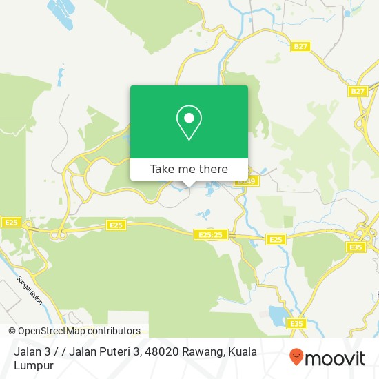 Jalan 3 / / Jalan Puteri 3, 48020 Rawang map