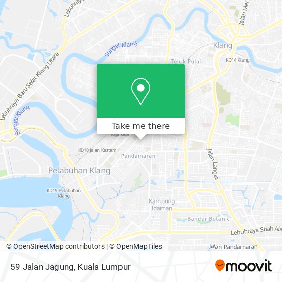 59 Jalan Jagung map