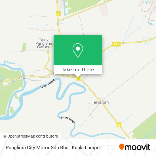 Panglima City Motor Sdn Bhd. map