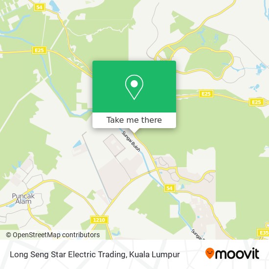Peta Long Seng Star Electric Trading