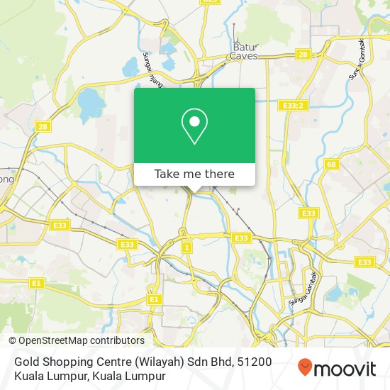 Gold Shopping Centre (Wilayah) Sdn Bhd, 51200 Kuala Lumpur map