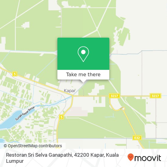Restoran Sri Selva Ganapathi, 42200 Kapar map