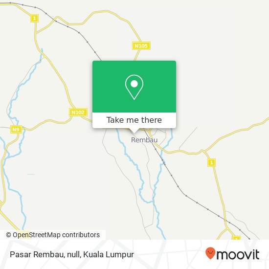 Peta Pasar Rembau, null