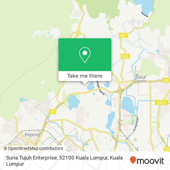 Suria Tujuh Enterprise, 52100 Kuala Lumpur map