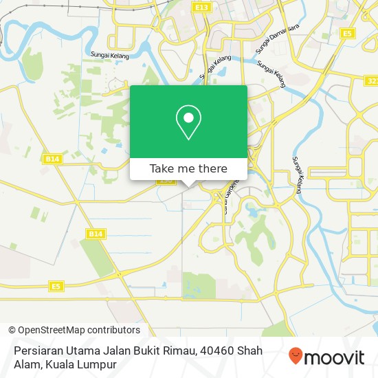 Persiaran Utama Jalan Bukit Rimau, 40460 Shah Alam map