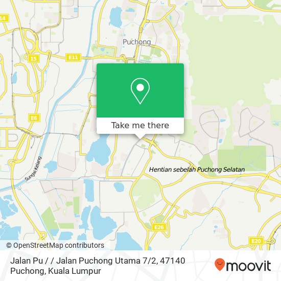 Jalan Pu / / Jalan Puchong Utama 7 / 2, 47140 Puchong map