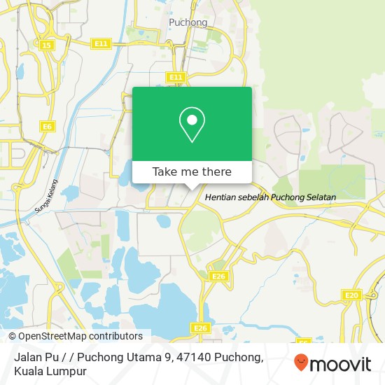 Jalan Pu / / Puchong Utama 9, 47140 Puchong map