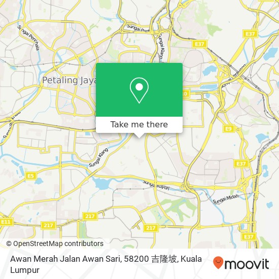 Awan Merah Jalan Awan Sari, 58200 吉隆坡 map