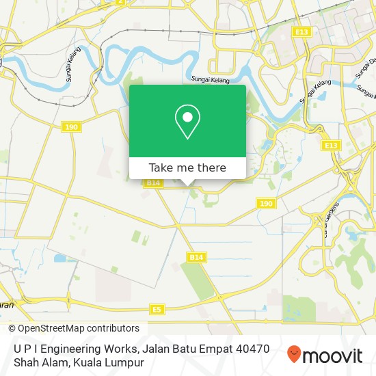 U P I Engineering Works, Jalan Batu Empat 40470 Shah Alam map