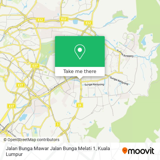 Jalan Bunga Mawar Jalan Bunga Melati 1 map