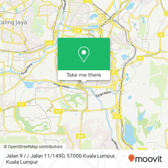 Peta Jalan 9 / / Jalan 11 / 149D, 57000 Kuala Lumpur