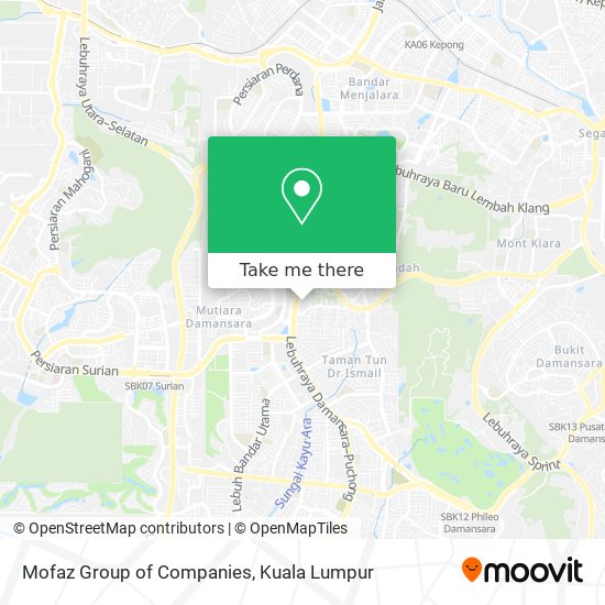 Mofaz Group of Companies map