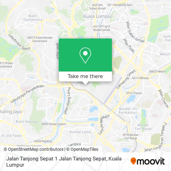 Jalan Tanjong Sepat 1 Jalan Tanjong Sepat map