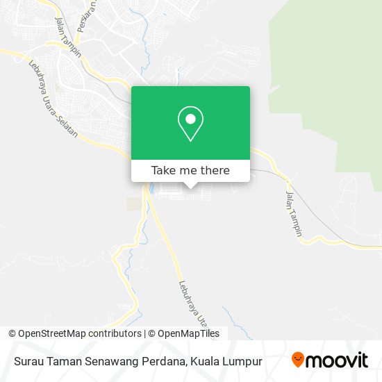 Surau Taman Senawang Perdana map