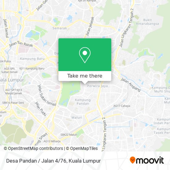 Desa Pandan / Jalan 4/76 map