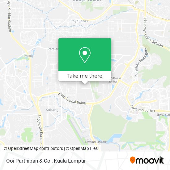 Ooi Parthiban & Co. map