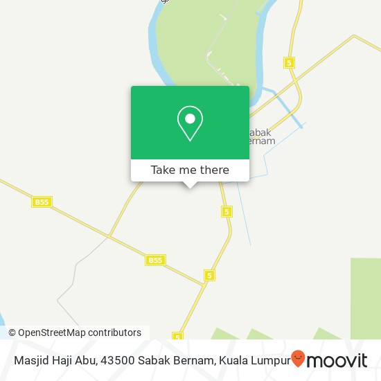 Masjid Haji Abu, 43500 Sabak Bernam map