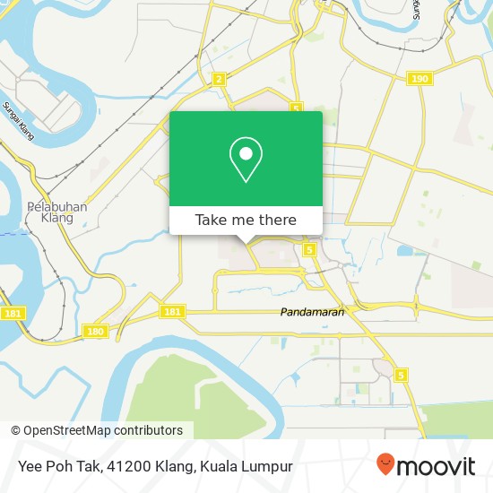 Yee Poh Tak, 41200 Klang map