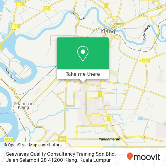 Seawaves Quality Consultancy Training Sdn Bhd, Jalan Selampit 28 41200 Klang map