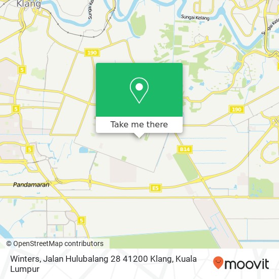 Winters, Jalan Hulubalang 28 41200 Klang map