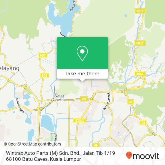 Wintrax Auto Parts (M) Sdn. Bhd., Jalan Tib 1 / 19 68100 Batu Caves map