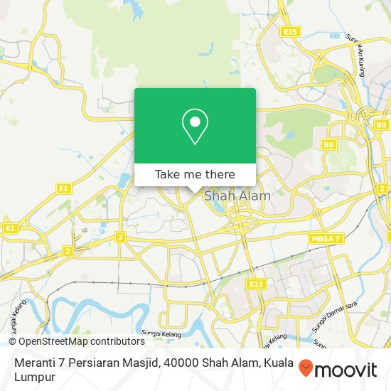 Meranti 7 Persiaran Masjid, 40000 Shah Alam map