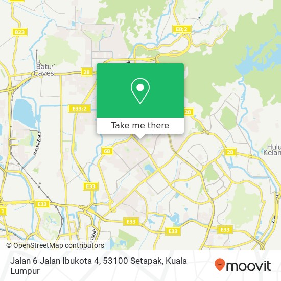 Jalan 6 Jalan Ibukota 4, 53100 Setapak map