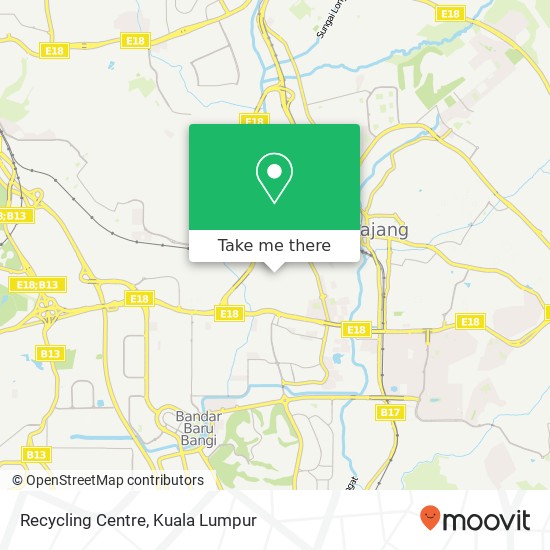 Recycling Centre map