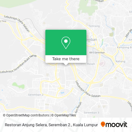 Restoran Anjung Selera, Seremban 2. map