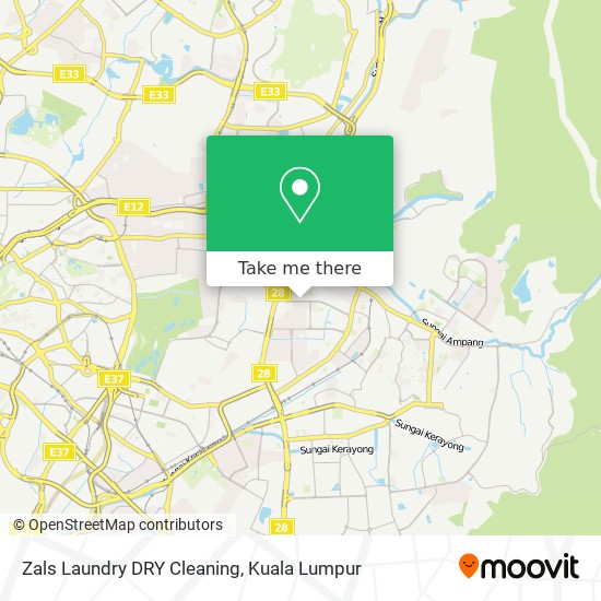 Zals Laundry DRY Cleaning map